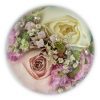 Preserve anniversary flowers in resin