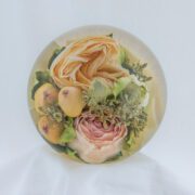 4.5" Multi Flower Paperweight