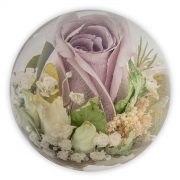 Funeral Flower Resin paperweight by Flower Preservation Workshop, Somerset