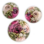 Multiple Flower Paperweights - The Flower Preservation Workshop