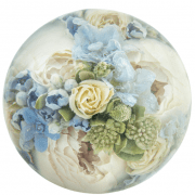 Multi Flower Paperweight - The Flower Preservation Workshop