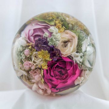Bride Bouquet Preserved in Resin, London