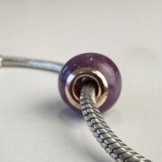 Rose Gold Block Colour Bead - Preserved Petals