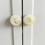 Single Flower Set of Door Knobs