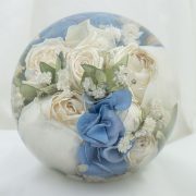 5" Multi Flower Paperweight