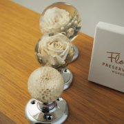 Bridal Flower paperweights Door Knobs (Set of Two)