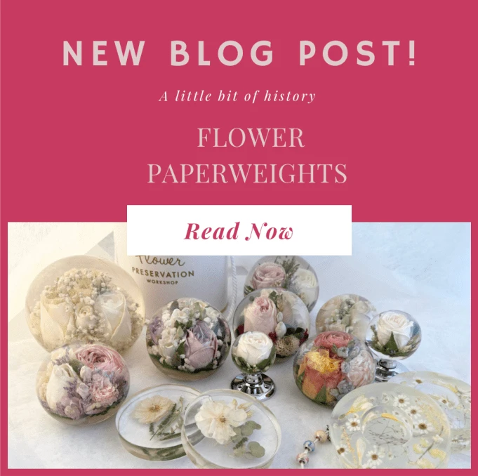 The history of the Paperweight.. Flower Paperweights Flower