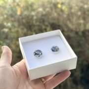 silver cufflinks