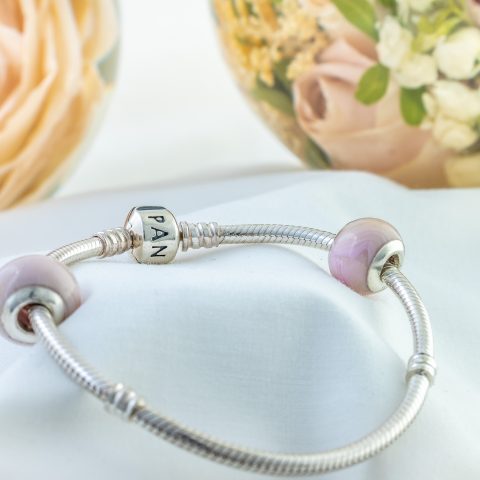 Single Flower Paperweight & Jewellery Bead Charm to fit Pandora Bracelet - The Flower Preservation Workshop