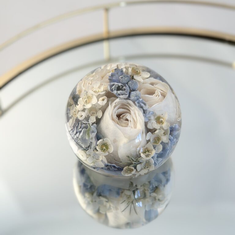 3.5" Multi Flower Paperweight