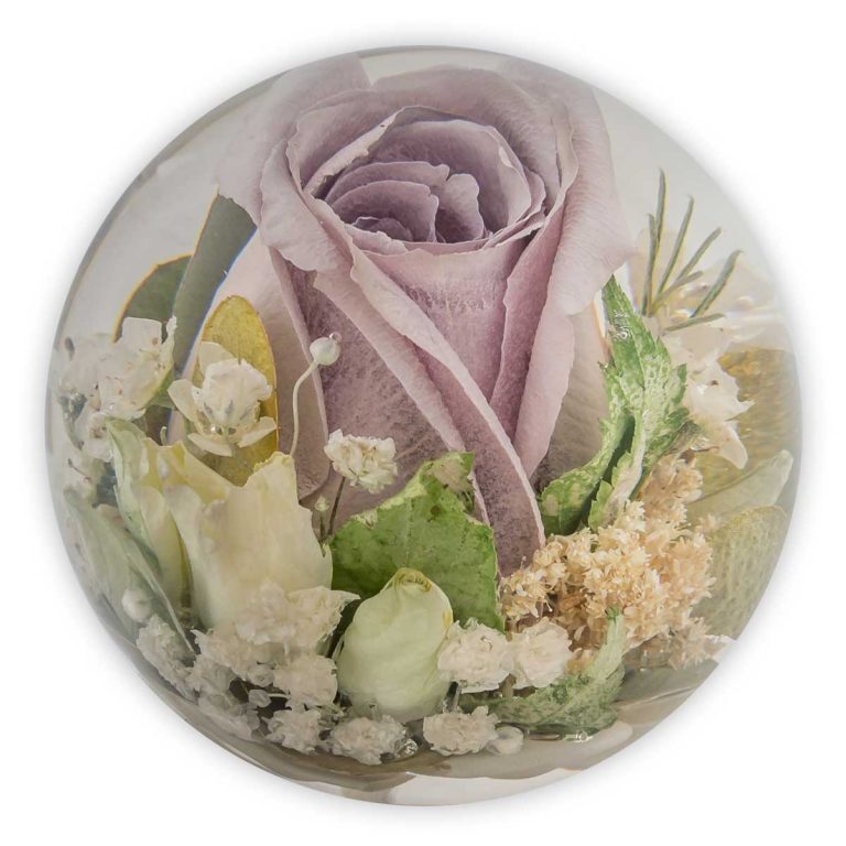 Multi Flower Paperweight - The Flower Preservation Workshop